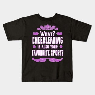 Cheerleader Sport Gift Idea Girls Kids T-Shirt